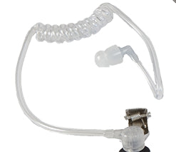 Acoustic Tube (Coiled) Ear Pieces - Tube to Mic Wire